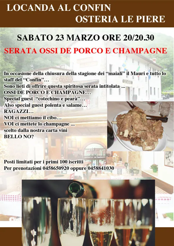 SERATA OSSI DE PORCO E CHAMPAGNE