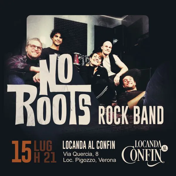 Serata musicale con i No Roots Rock band